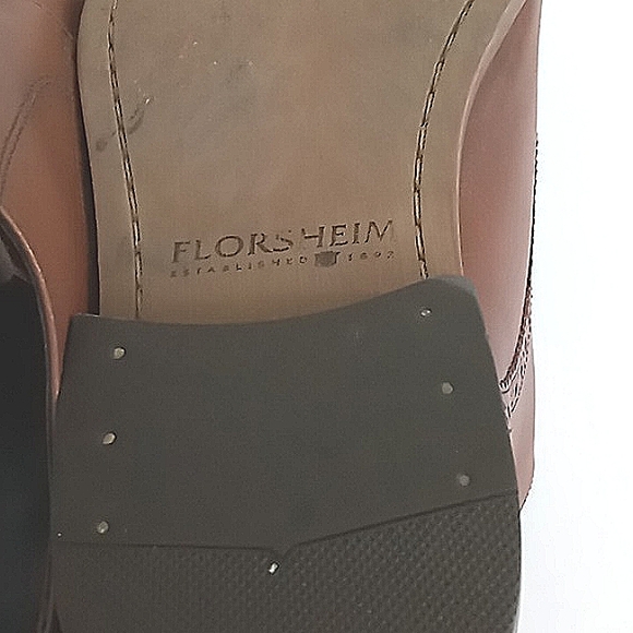 Florsheim Dress Shoes Men's Size 11 D Brown Leather Castellano Cap Toe Oxford - Picture 9 of 13